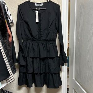 H&M black mini dress